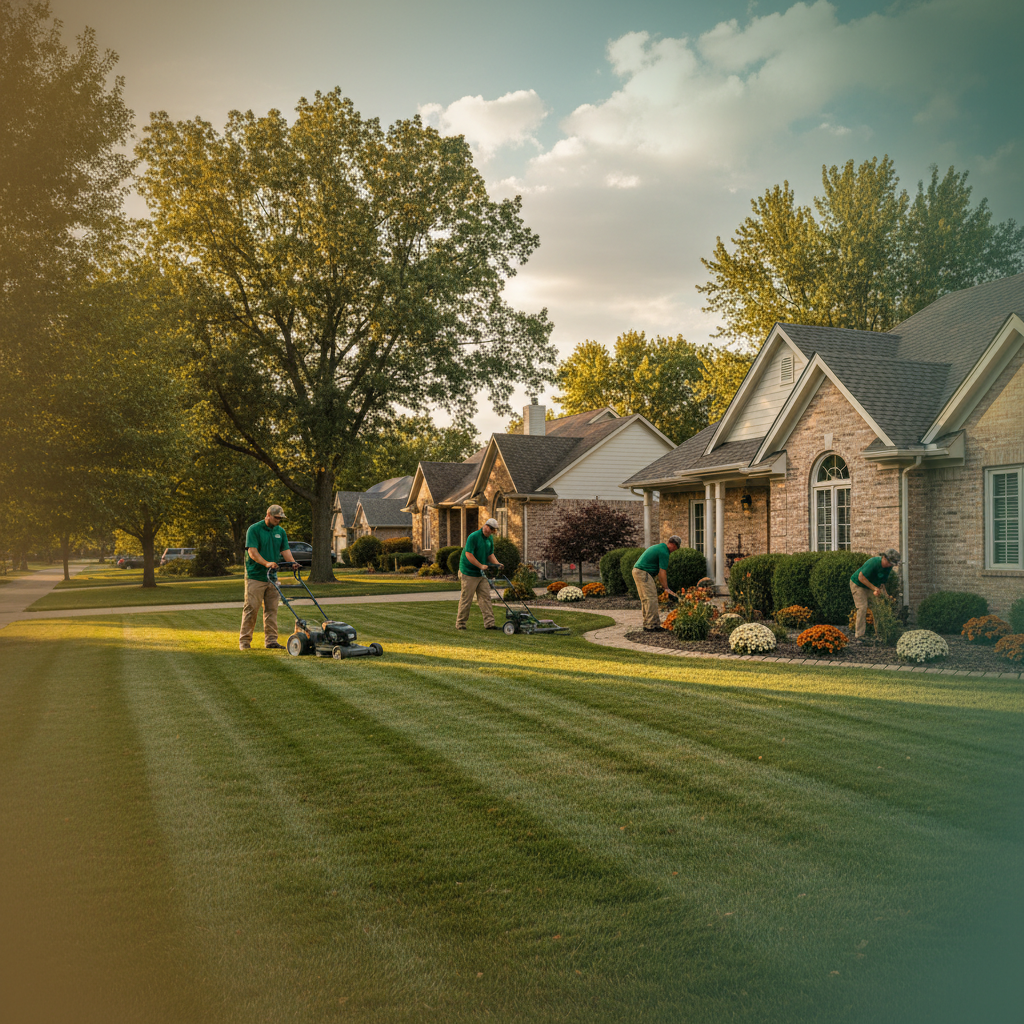 Baker's Lawncare services hero visual